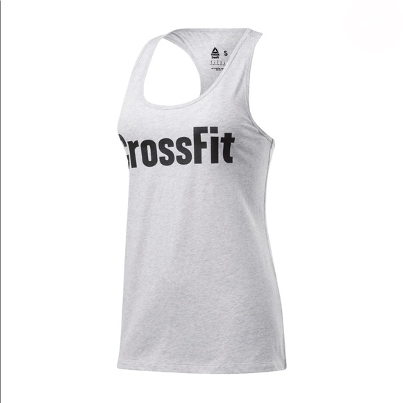 Reebok Crossfit Read Tank Top. Size L. Colour Light Grey Heather. - Picture 3 of 5